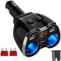 Produktbild: Auto USB Ladegerät 2 USB 1 Typ C 12V 24V 120