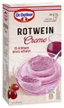 Produktbild: Dr. Oetker Rotwein Creme, 7er Pack (7 x 78 g), Cremepulver für luftig-lockere Rotweincreme für extra leckeren Dessert-Genuss
