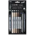 Produktbild: COPIC Ciao 5+1 Warme Grautöne Layoutmarker-Set farbsortiert 1,0 + 6,0 mm, 6 St.