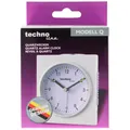 Produktbild: Technoline Quarzwecker Modell Q weiß silberweiß 76x85x46mm, ohne 1x AA Mignon LR6 Batterie