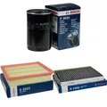 Produktbild: BOSCH Inspektionspaket Ölfilter Luftfilter Innenraumfilter für VW Golf III 1.8