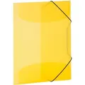 Produktbild: Herma Eckspanner 19502, A4, Kunststoff, gelb, 3 Einschlagklappen, 3 Stück
