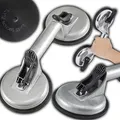 Produktbild: Saugheber Glassauger Vakuumheber Alu – 100 kg Tragkraft, ergonomischer Griff, für Transport von Glas, Fliesen & Platten, rutschfest & sicher Retoo