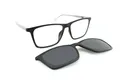 Produktbild: Brille (CLIP ON) HUGO BOSS 1151/CS 003 (IR) Matt Schwarz/Grau Kaliber 56