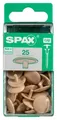 Produktbild: Spax Abdeckkappen beige zum stecken (stift) - 25 Stk.  Abdeckkappen