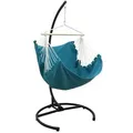 Produktbild: XL Hängesessel mit Gestell Outdoor - 210cm Hängestuhl Ständer mit Relaxsessel