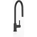 Produktbild: Dornbracht TARA TARA Einhebelmischer Pull-down mit Brausefunktion, Ausladung 240mm, 33870888-33, Farbe: Schwarz Matt