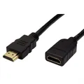 Produktbild: HDMI High Speed Verlängerungskabel, mit Ethernet, Stecker-Buchse, 2 m