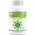Produktbild: Vitamin B Komplex 365 Tabletten (vegan) B1 B2 B3 B5 B12 + Biotin + Folsäure