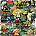 Produktbild: 50pcs Outdoor Aufkleber Pack Abenteuer Wandern Canmping Wildnis Aufkleber für Autos, Laptop, Fahrrad, wasserdicht Reise coole Stickers, Natur Wald Abziehbilder für Erwachsene Jugendliche Camper