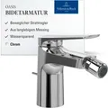 Produktbild: Villeroy & Boch Oasis Bidetarmatur, Zugstange, wassersparend, Chrom, 73mm