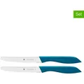 Produktbild: WMF 2er-Set: Vespermesser in Blau - (L)23 cm