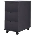 Produktbild: vidaXL Schubladenelement 33×45×60 cm Schwarz