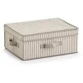 Produktbild: Aufbewahrungsbox Stripes Kunststoff Beige M (Medium)