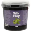 Produktbild: Silk Clay Modelliermasse schwarz 650g flexibel und selbsthärtend