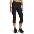 Produktbild: 3/4 Leggings Damen atmungsaktiv - schwarz