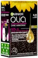Produktbild: Garnier Olia Dauerhafte Haarfarbe ohne Ammoniak, Mit pflegenden und natürlichen Ölen, intensive Farbkraft, Vollständige Grauhaarabdeckung, Permanente Coloration, Nr. 3.23 Dunkle Schokolade, 1 Stück