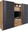 Produktbild: Wimex Schwebetürenschrank Magic by fresh to go tolles EXTRA: mit drehbarem TV-Element, Fronten aus Glas