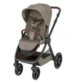 Produktbild: Maxi-Cosi Oxford Baby Kinderwagen, 0–4 Jahre, 0–22 kg, kompakt zusammenklappbar, Geräumiger Sitz, Sanfte Federung, 3 Liegepositionen, 10 kg großen Aufbewahrungskorb, Twillic Truffle