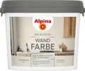 Produktbild: Alpina Bad & Küche Wandfarbe – matte Innenfarbe für Feuchträume, hohe Deckkraft & tropfgehemmt, streichfertige Wand- und Deckenfarbe für Bad & Küche – 2,5L (Kreidefelsen)