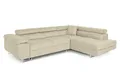 Produktbild: COMFORTINO FURNITURE Ecksofa mit Schlaffunktion PASTI L-Form, Sofa Couch mit Bettkasten, 3-Sitzer Eckcouch, Schlafsofa für Wohnzimmer, Big Sofa Couch mit Schlaffunktion (Beige, Ottomane Rechts)