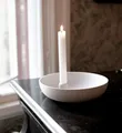 Produktbild: B-Ware Kerzenhalter Kerzenständer Lidatorp weiß groß Ø 21cm Skandi Storefactory