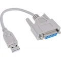 Produktbild: InLine 33101 USB Adapter Kabel, USB Stecker A auf 15pol Buchse