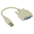 Produktbild: InLine USB Adapter Kabel St A auf 15pol Sub D Bu