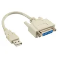 Produktbild: InLine® USB Adapter Kabel, USB Stecker A auf 15pol Buchse