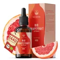 Produktbild: Bio Grapefruitkernextrakt Tropfen mit Vitamin C - Hochdosiert: 1440mg Bioflavonoide auf 100ml - Bio Grapefruit Extrakt aus Kernen & Schalen - Vegan & ohne Zusätze - TRUE NATURE