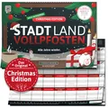 Produktbild: DENKRIESEN - Stadt Land VOLLPFOSTEN Christmas Edition Modernes Stadt Land Fluss