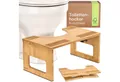 Produktbild: Fußhocker Klappbarer Toilettenhocker aus FSC® Bambus - Holz, Badezimmer