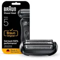 Produktbild: Braun Scherkopf 54B Ersatzscherteil, schwarz, für Braun Rasierer Series 5 der Serien 50, 51 und 52