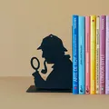 Produktbild: Dekorative Buchstütze Sherlock Holmes aus Metall bookend | Balvi