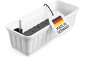 Produktbild: Alpfa Blumenkasten 100 cm weiß mit Wasserspeicher Made IN Germany