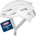 Produktbild: ABUS Rennradhelm StormChaser ACE - Leichter Fahrradhelm für Radrennen, Gravelbike-Touren und Cyclocross - für Damen und Herren - Größe S, Pure Grey