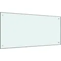 Produktbild: Küchenrückwand Weiß 100x50 cm Hartglas Vidaxl Weiß