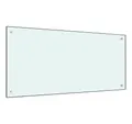 Produktbild: vidaXL Küchenrückwand Küchenrückwand Weiß 100 x 50 cm Hartglas Nieschenverkleidung Spritzsch
