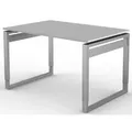 Produktbild: Schreibtisch StageOne Form 5 BxT 120x80cm lichtgrau