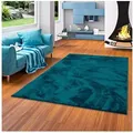 Produktbild: Snapstyle Hochflor-Teppich Luxus Super Soft Hochflor Langflor Teppich Deluxe, Rechteckig, Höhe: 20 mm blau 100 cm x 200 cm x 20 mm