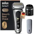 Produktbild: Braun Rasierer Series 9 Pro+ 9577cc silber mit Powercase und Reinigungsstation
