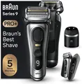 Produktbild: Braun Rasierer Series 9 Pro+ 9577cc silber mit Powercase und Reinigungsstation