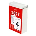 Produktbild: Abreißkalender 2027 Gr.4 (6,5x10cm) 1T/S Rückseite: Sudoku,Rätsel,Witze uvm.