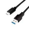 Produktbild: LogiLink CU0171 - USB 3.2 Gen 1x1 Anschlusskabel, USB-A zu USB-C , Schwarz, 3m
