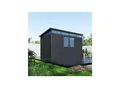 Produktbild: Weide Gartenhaus Aluminium & WPC Gerätehaus mit Doppeltür 338x218 cm Wetterfest in Anthrazit?