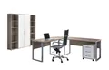 Produktbild: BMG Möbel Büromöbel-Set Office Edition 3, (Sparset, 5-tlg), Winkelschreibtisch, Rollcontainer, Aktenschrank, 2 Regale