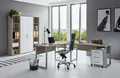 Produktbild: Büro Möbel komplett Set Arbeitszimmer OFFICE EDITION (Set 3) Sonoma Eiche / Weiß
