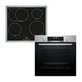 Produktbild: Bosch HBD675CS62, Backofen-Set, Einbau-Backofen 60 cm, HBG578BS3, Serie 6, Air Fry, Pyrolyse, Edelstahl & Induktionskochfeld 60 cm, PIF645BB5E, Serie 4, Touch Bedienung, PowerBoost, Bräterzone
