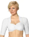 Produktbild: Stockerpoint Dirndlbluse Clara I Größe 32-52 I Damen Bluse mit elegantem Kragen & Spitze I Verstellbare Ausschnittsweite I Bequem & pflegeleicht I Perfekt für Trachten & Festlichkeiten