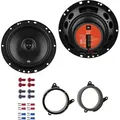 Produktbild: JBL Stage1 61F Lautsprecher mit Einbauset passend für Mercedes E-Klasse Limo (W210) 1995-2002 Türen vorne 400 W 165mm 2 Wege Koax
